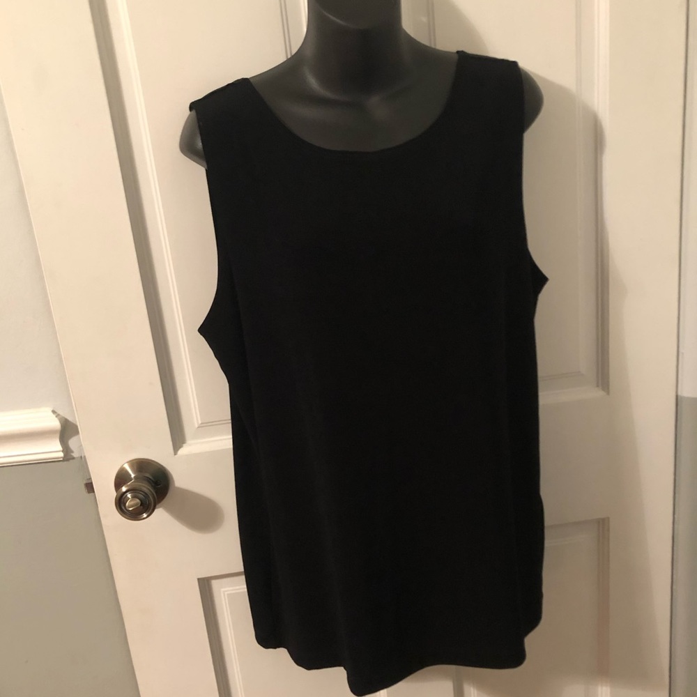 NWT Chico’s women’s black tank top size 3.